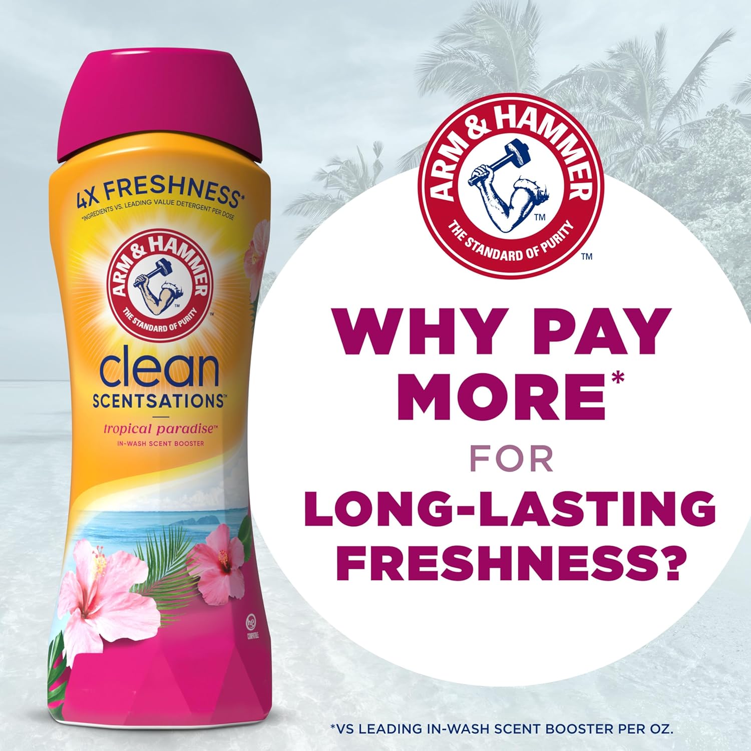 ARM HAMMER Clean Scentsations In-Wash Scent Booster Tropical Paradise 45 Oz