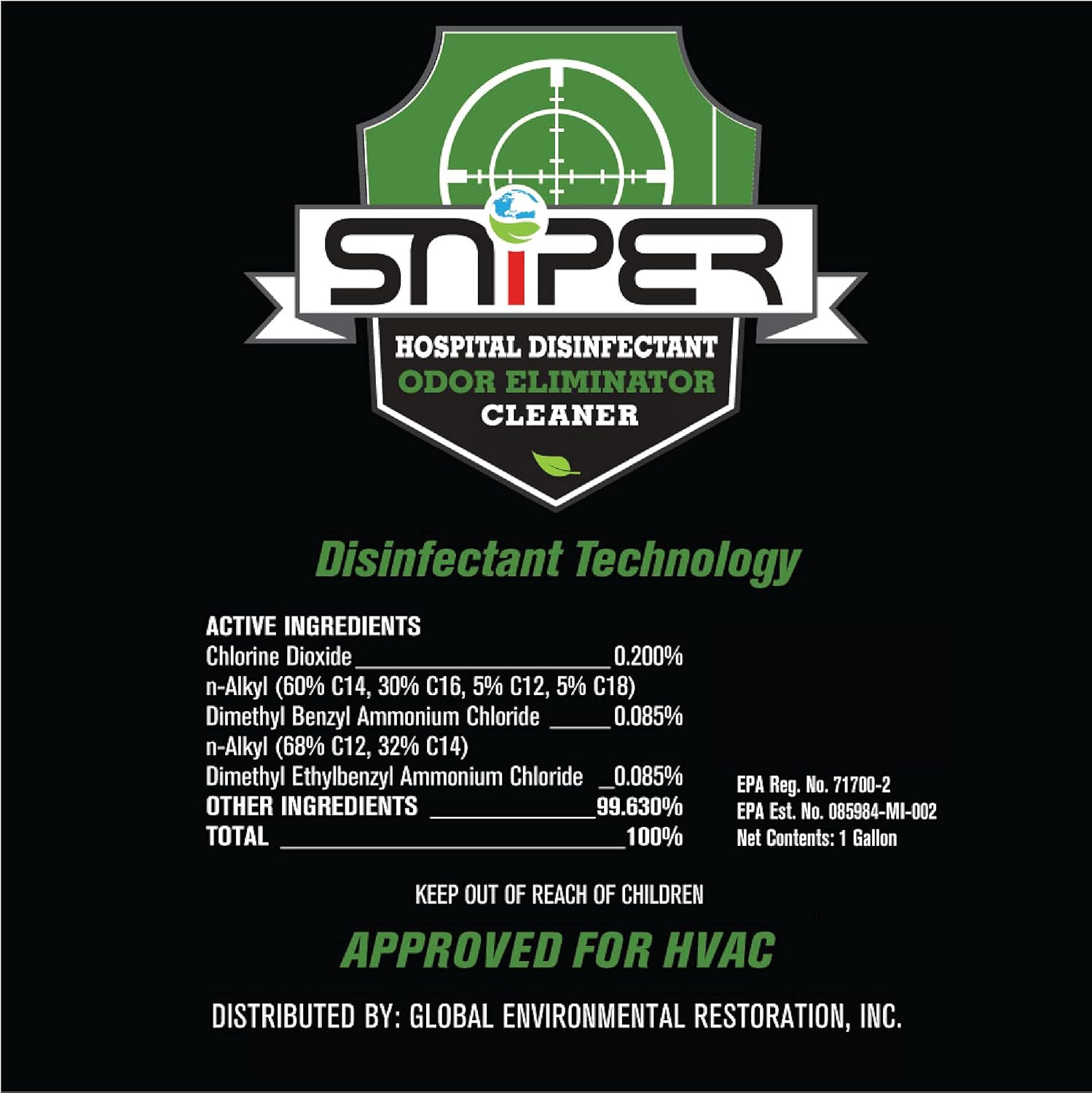 SNiPER All-Purpose Cleaner with Deodorizer 4-Pack