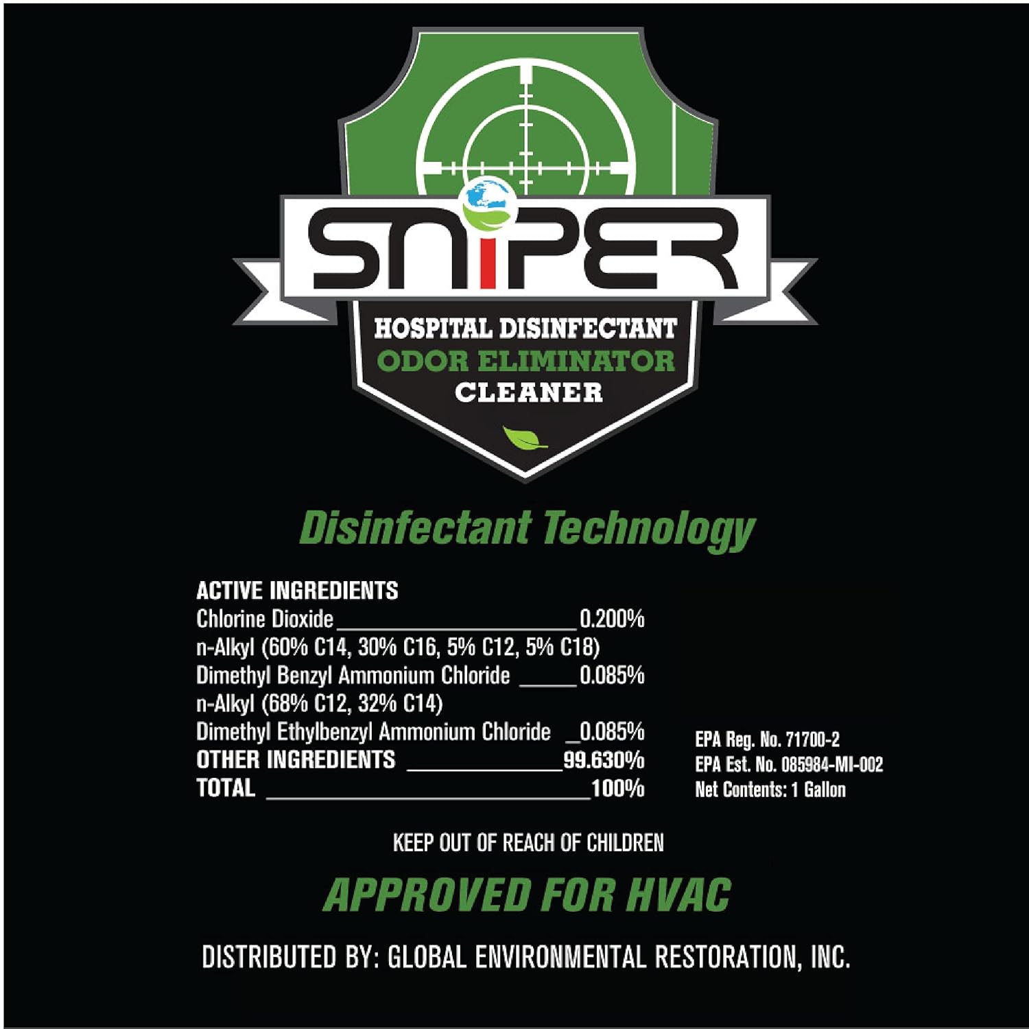 SNiPER All-Purpose Cleaner Deodorizer Set 1