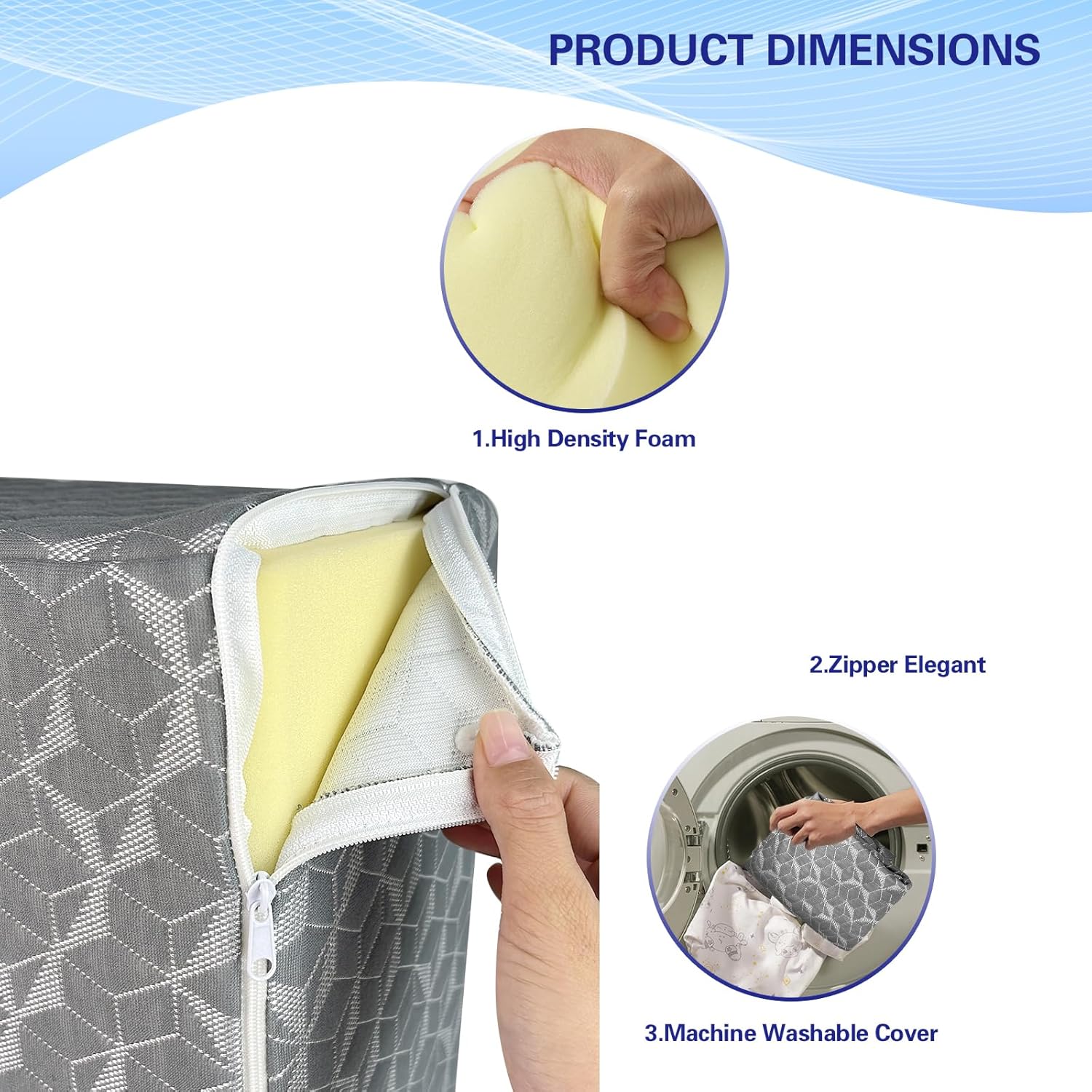 SUBCULTUREPICK Leg Elevation Pillow for Post Surgery Comfort
