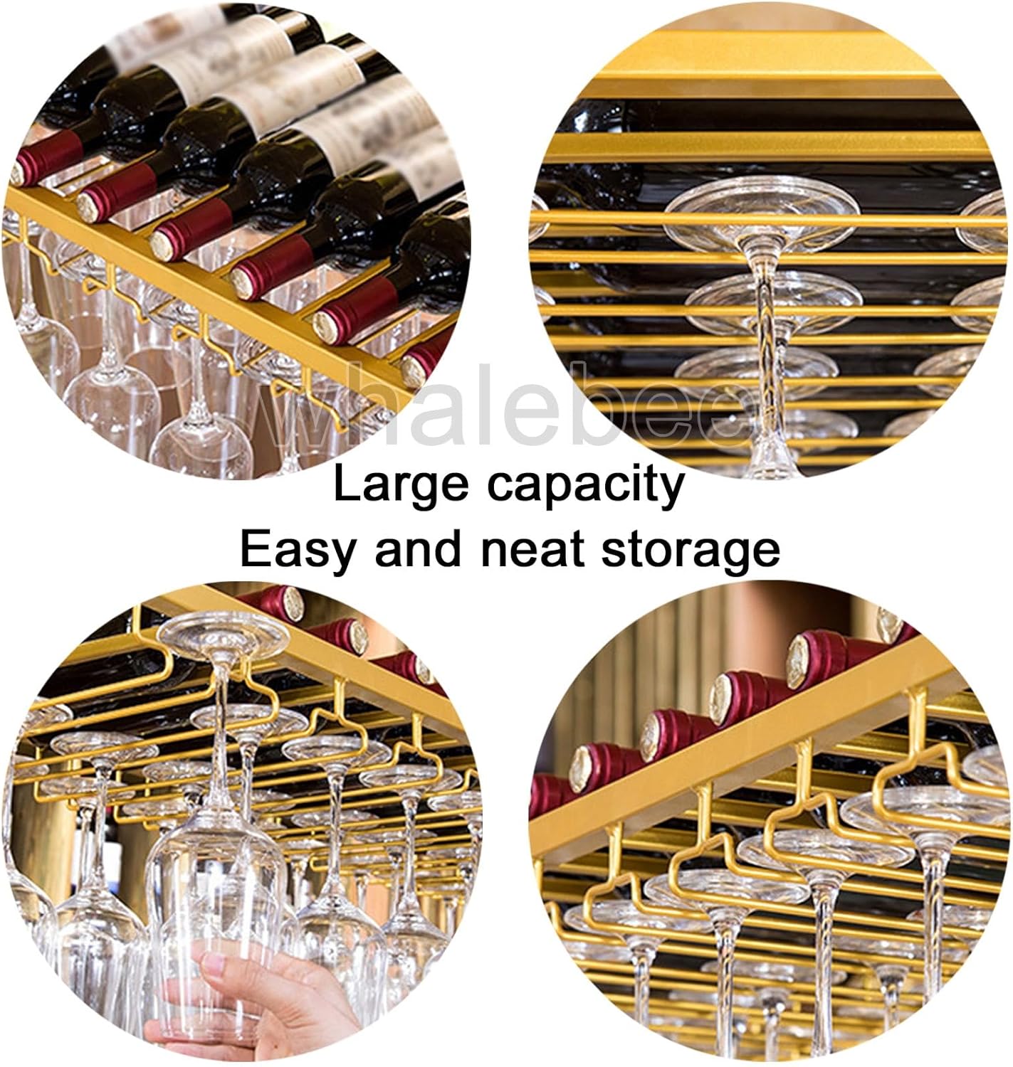 Whalebee Adjustable Wine Glass Holder 200cm