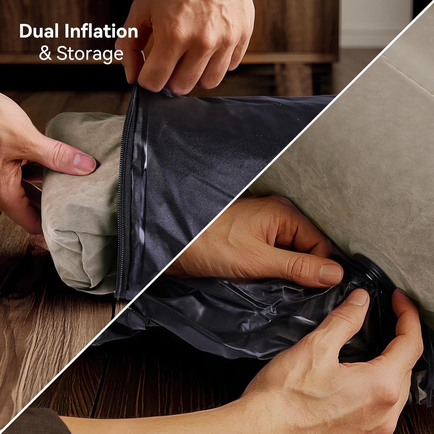 Lefeke Inflatable Leg Pillow with Carry Case