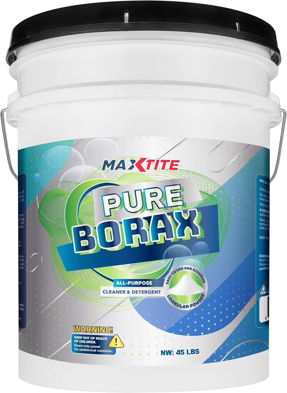 MAXTITE Pure Borax 45 lbs - Multipurpose Cleaning Powder