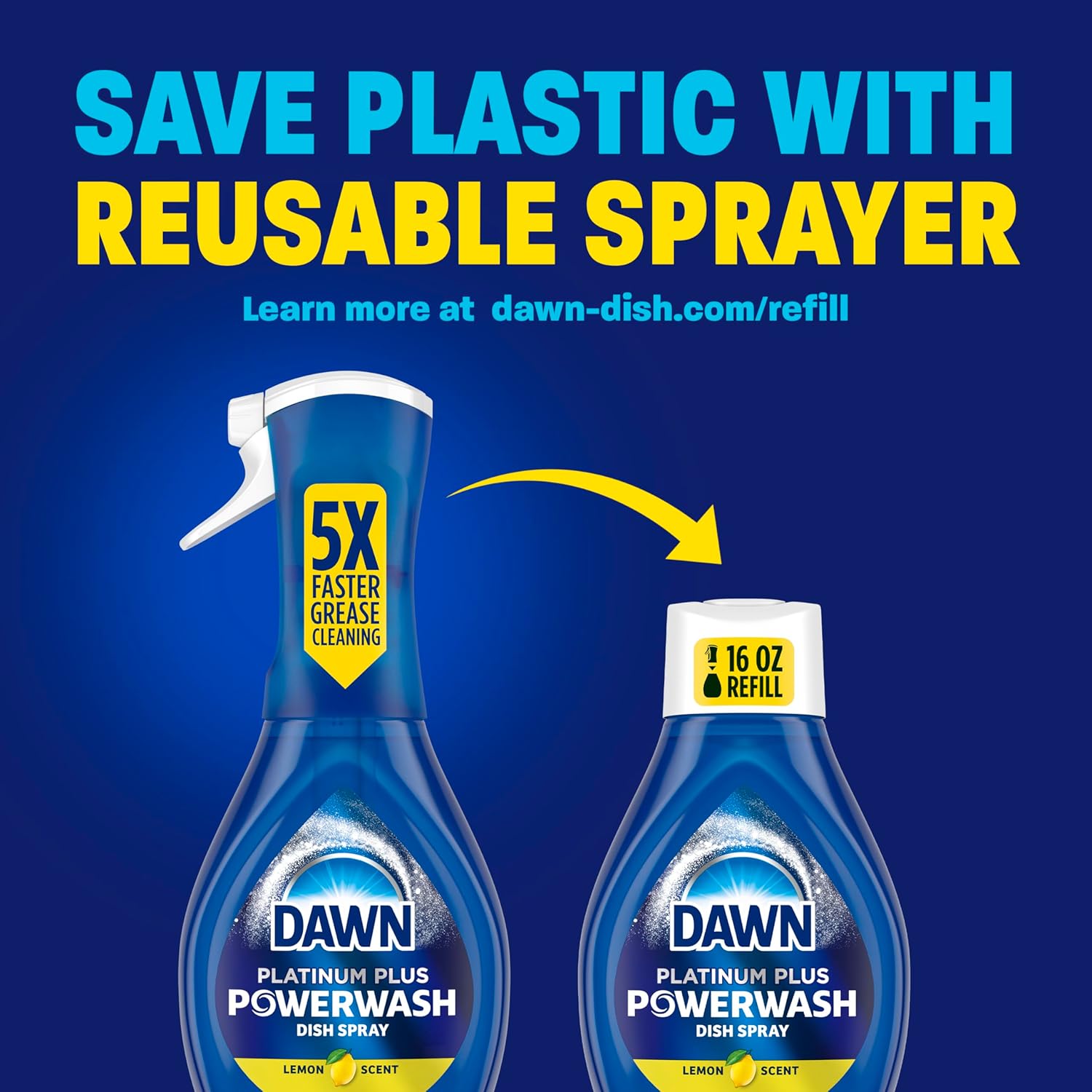 Dawn Powerwash Spray Dish Soap Starter Kit Refills