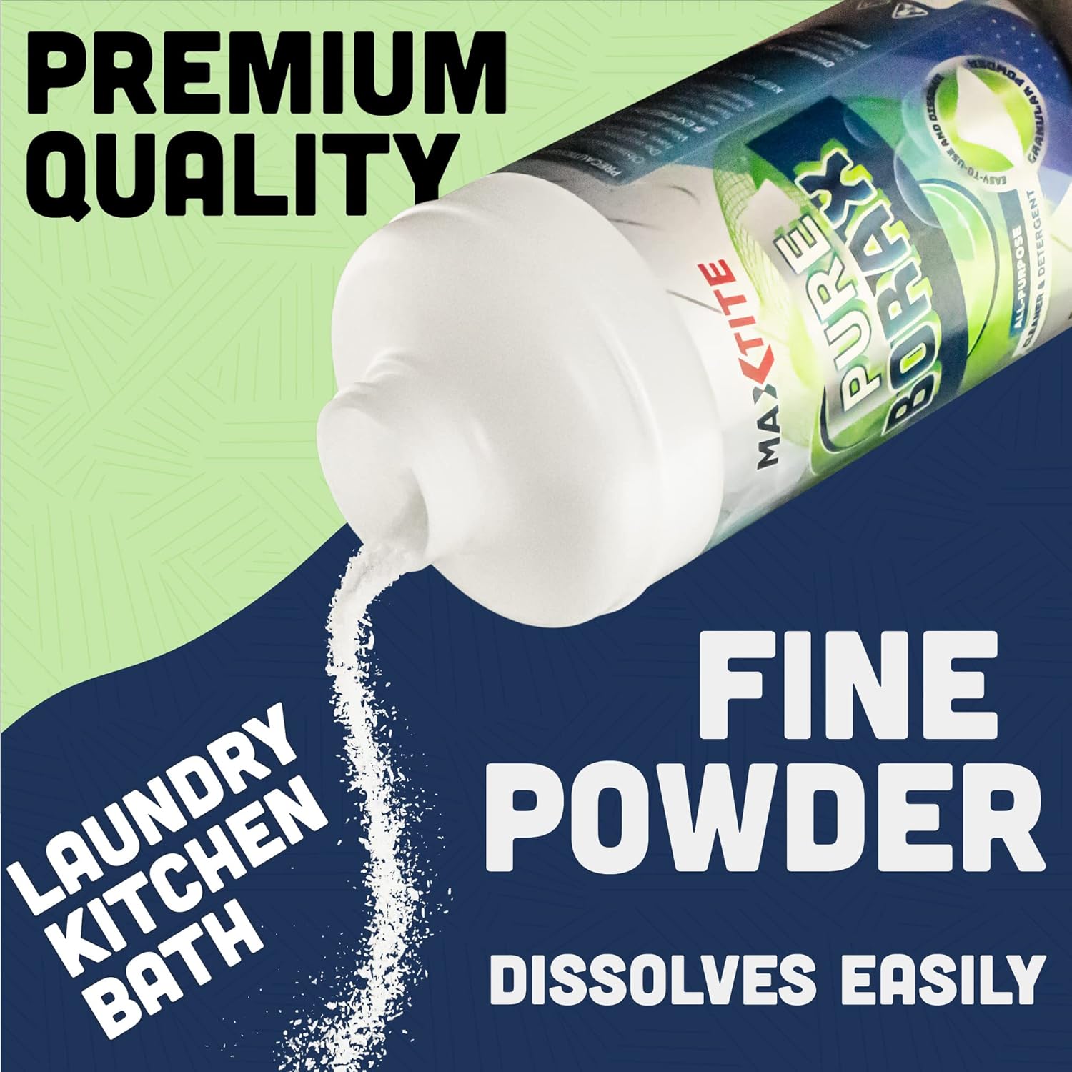 MAXTITE Pure Borax 45 lbs - Multipurpose Cleaning Powder