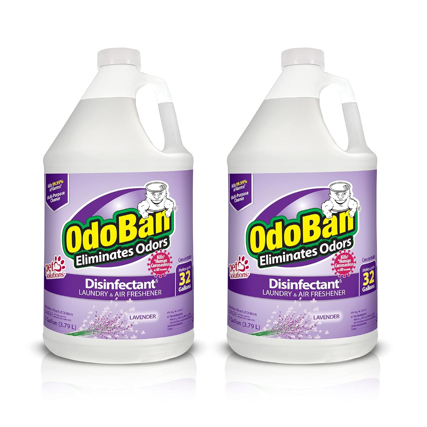 OdoBan Disinfectant 2 Gallons Lavender Scent