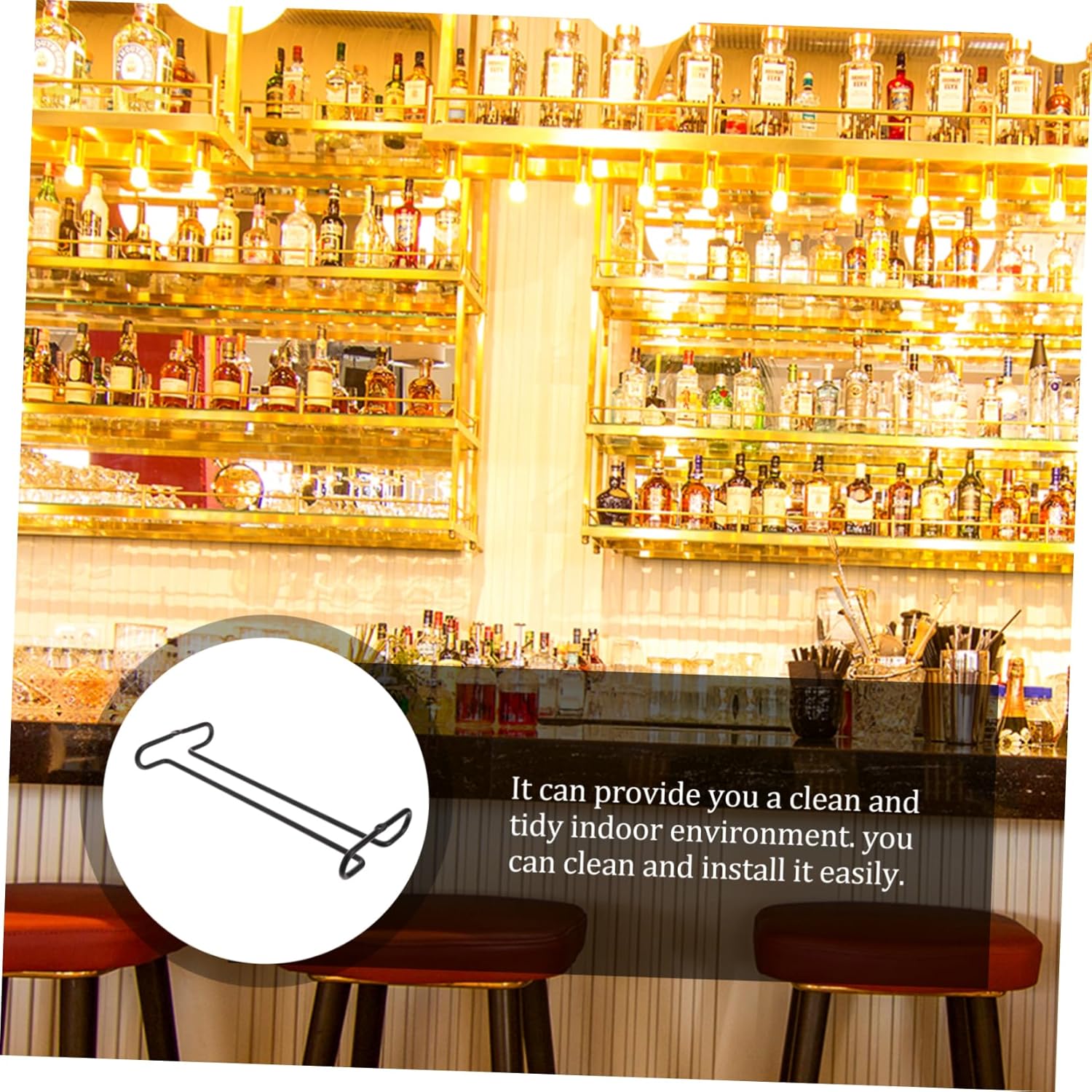 ABOOFAN Red Wine Glass Rack for Kitchen Bar 1
