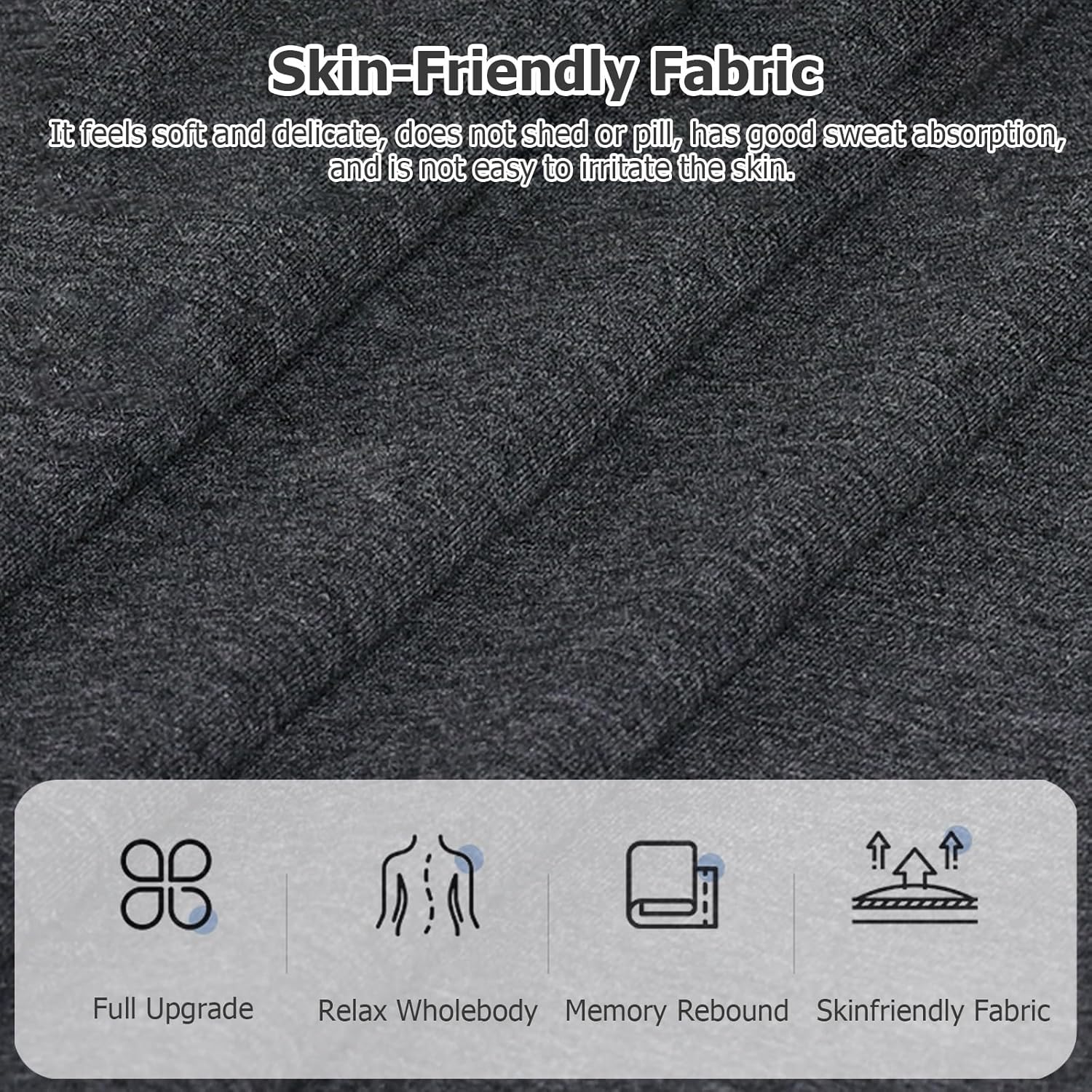 JYHHCYS Memory Foam Prone Pillow for Back Pain Relief