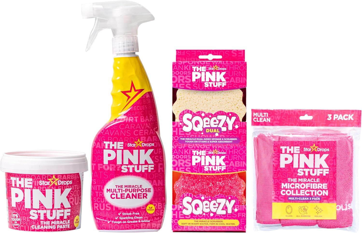 Stardrops- Pink Stuff All-Purpose Cleaner Kit