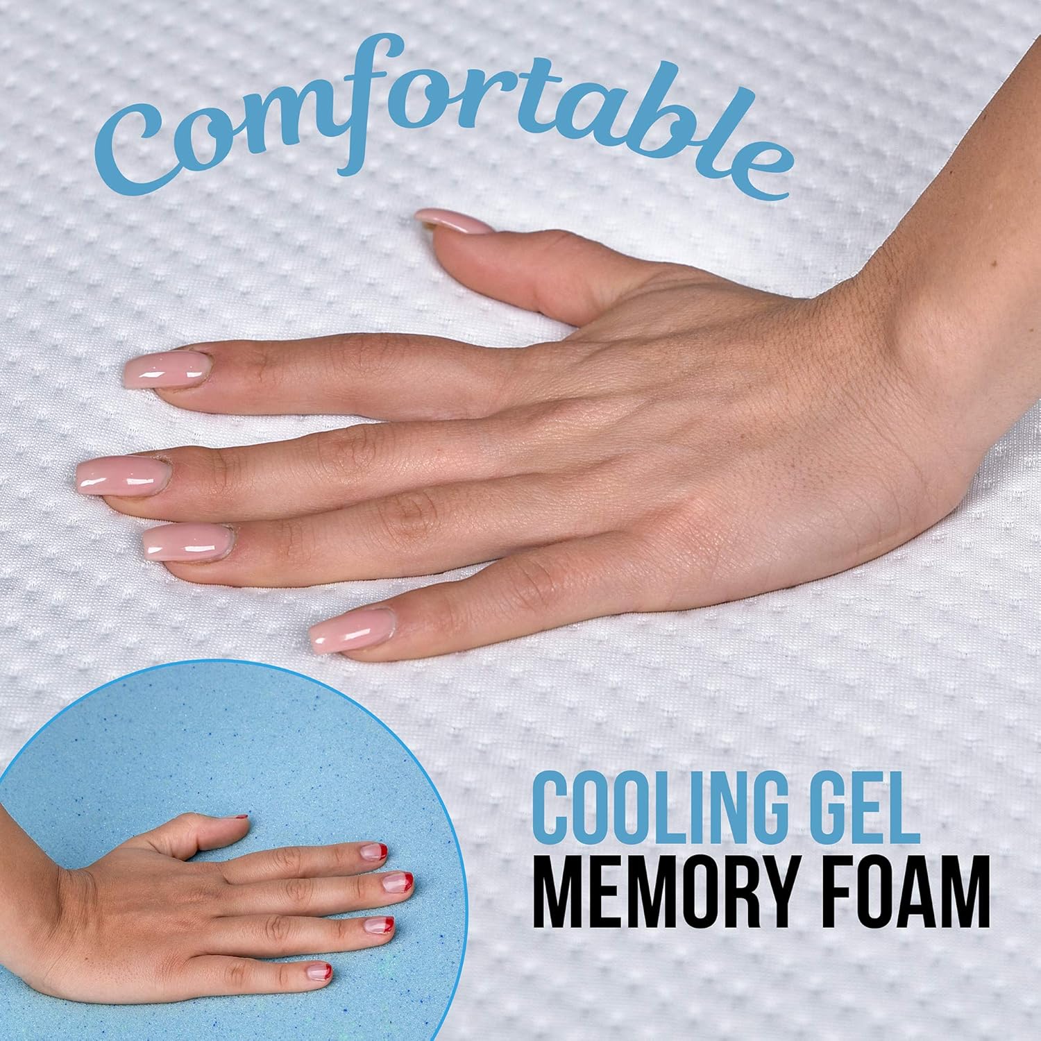 Abco Tech Leg Elevation Pillow with Cooling Gel