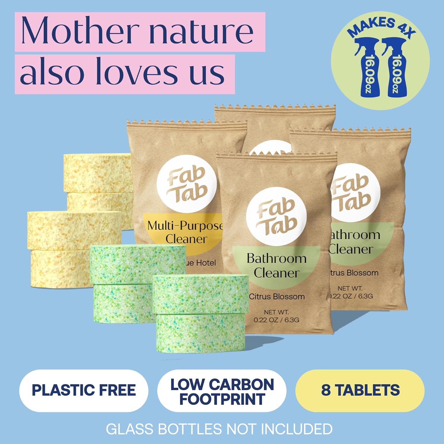 Fab Tab Natural Multi-Purpose Cleaner Tablets