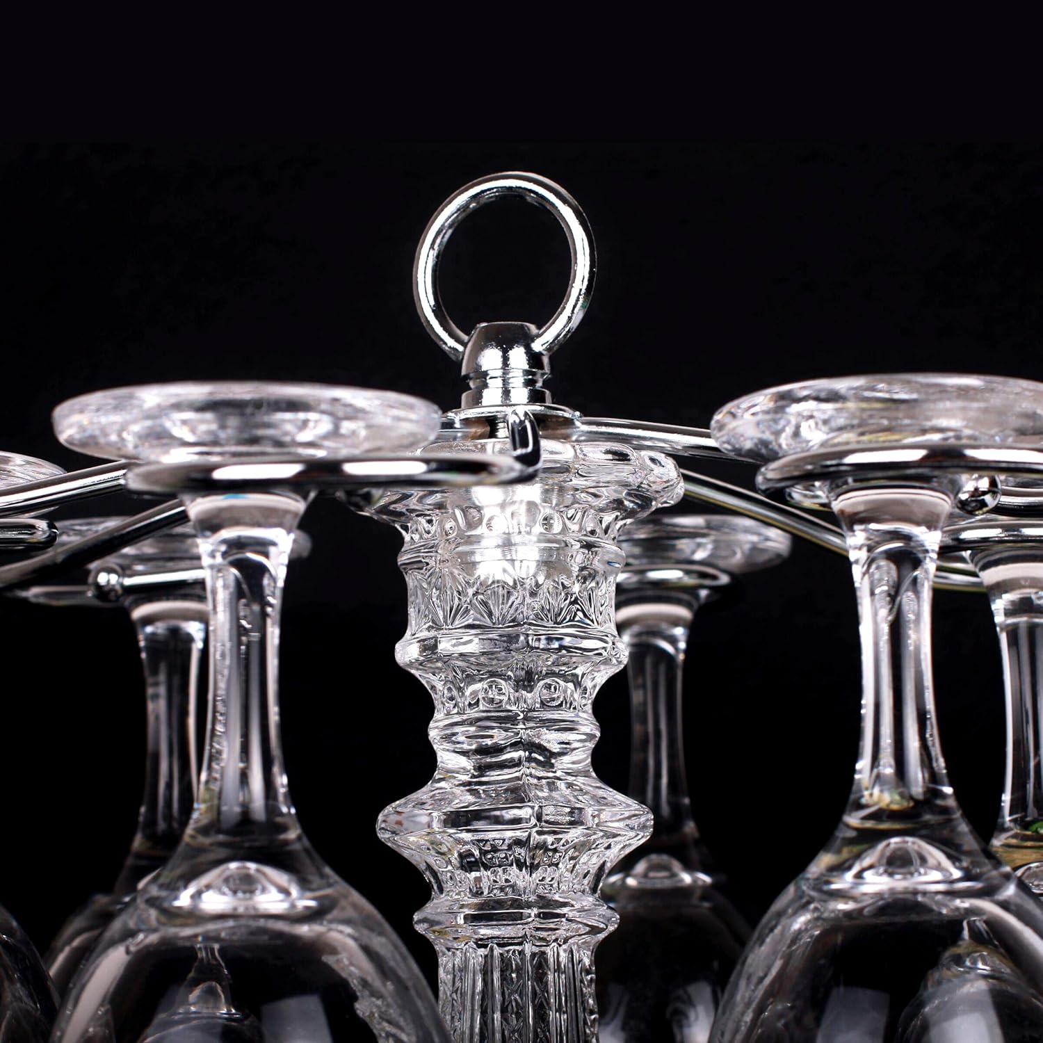 XINDAM 6 Hook Eiffel Tower Glass Stemware Rack
