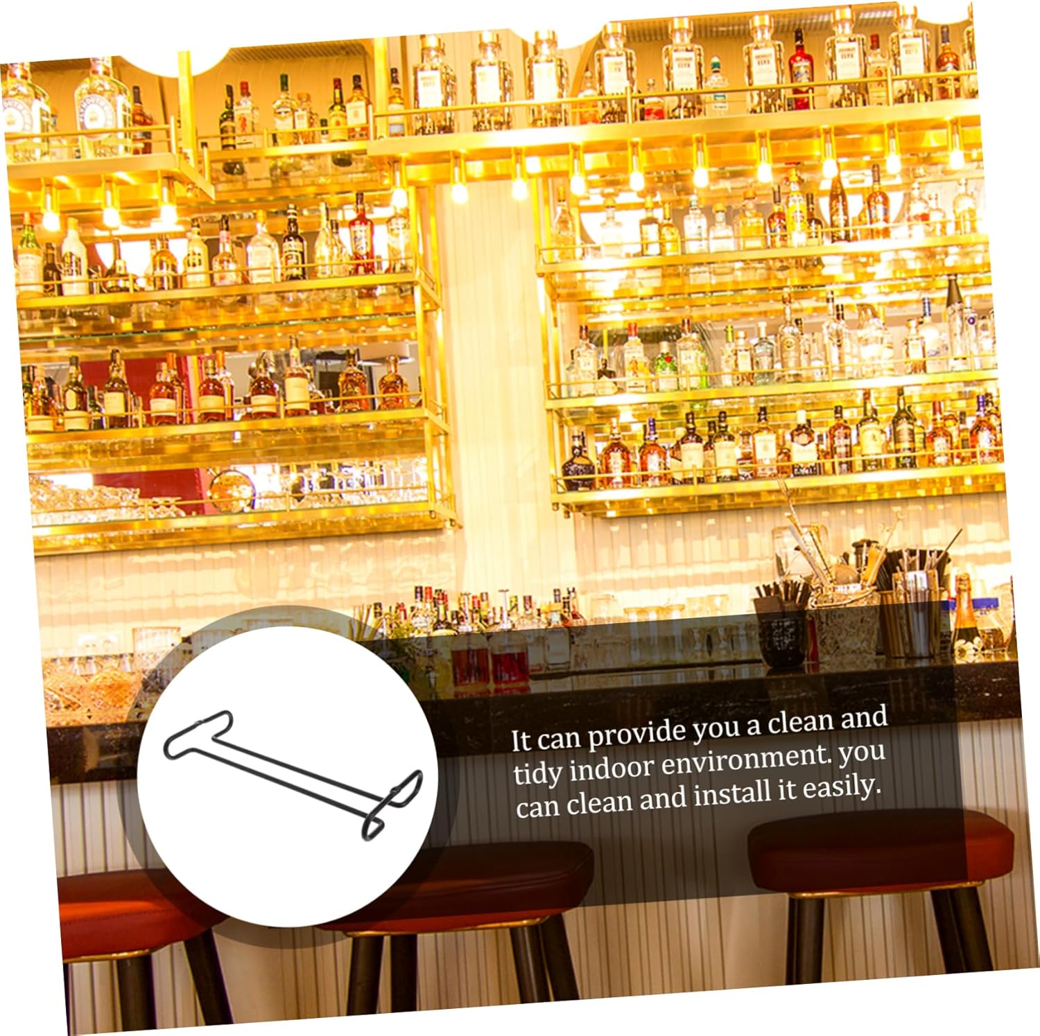 Zerodeko Wine Glass Stand for Home Bar Kitchen