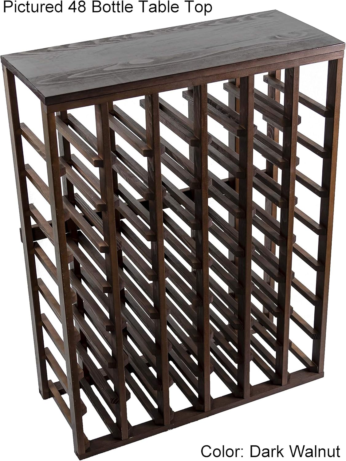 Creekside 24 Bottle Pine Stackable Wine Cubes Set of 2 1