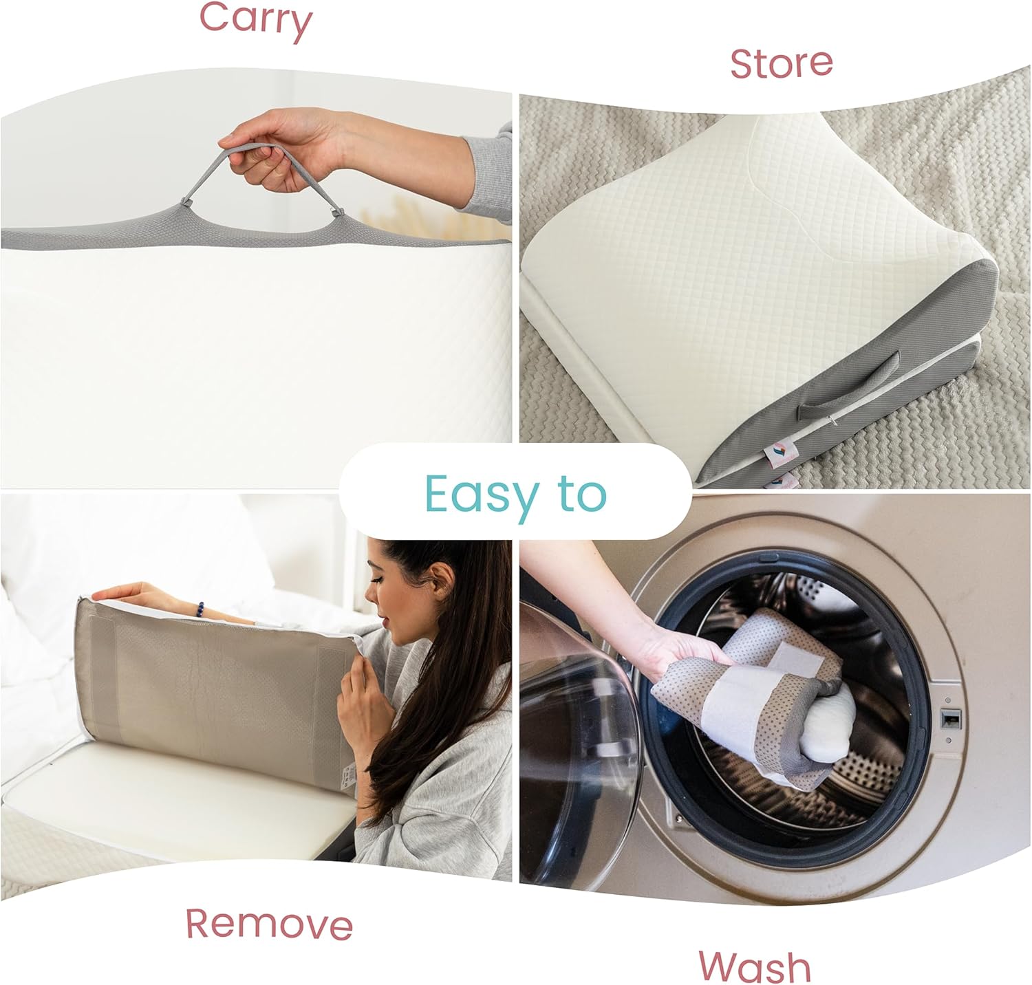 Zomaple Adjustable Leg Elevation Pillow for Recovery