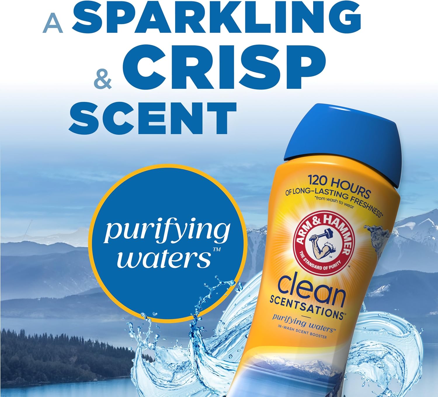 ARM HAMMER Clean Scentsations Scent Booster 45 Oz Purifying Waters