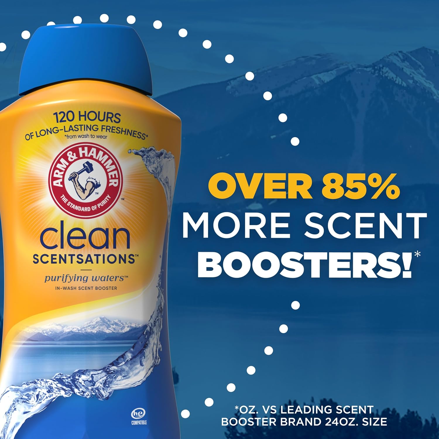 ARM HAMMER Clean Scentsations Scent Booster 45 Oz Purifying Waters