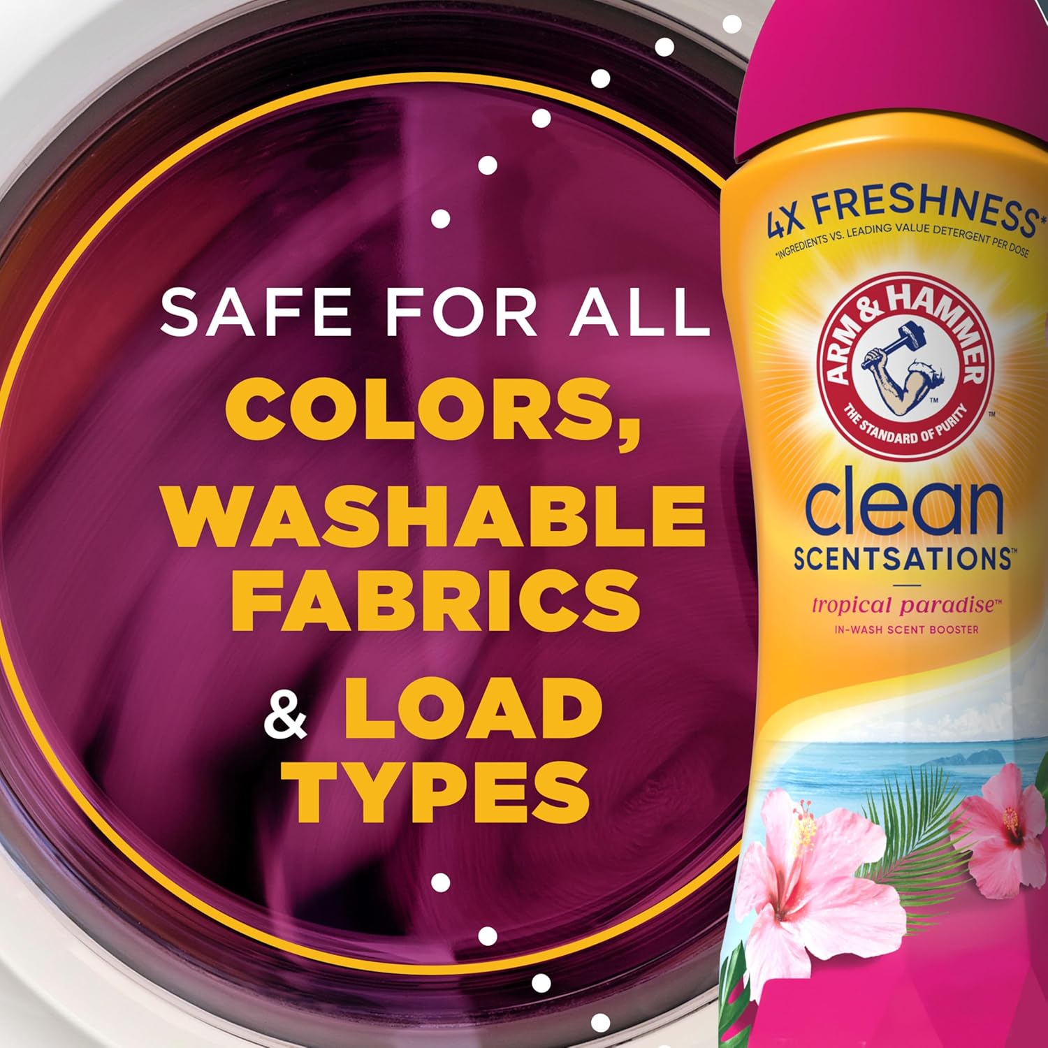 ARM HAMMER Clean Scentsations In-Wash Scent Booster Tropical Paradise 45 Oz