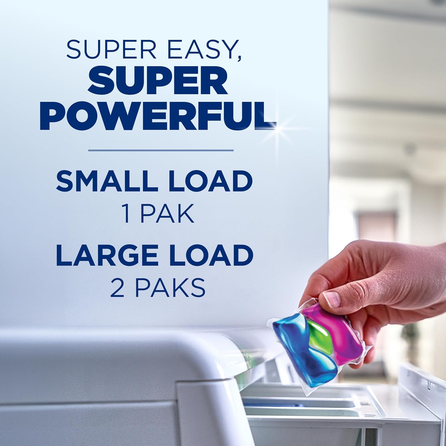 ARM HAMMER Deep Clean Odor Laundry Detergent Paks 44 Count 44 Loads