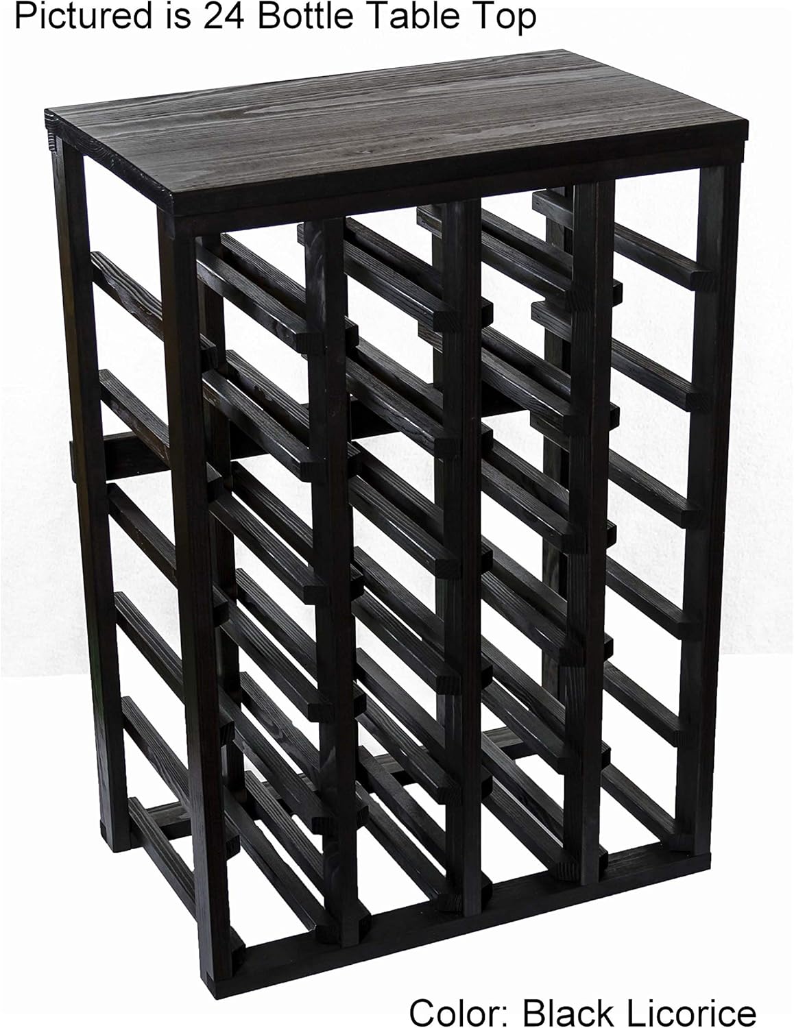 Creekside 24 Bottle Pine Stackable Wine Cubes Set of 2 1