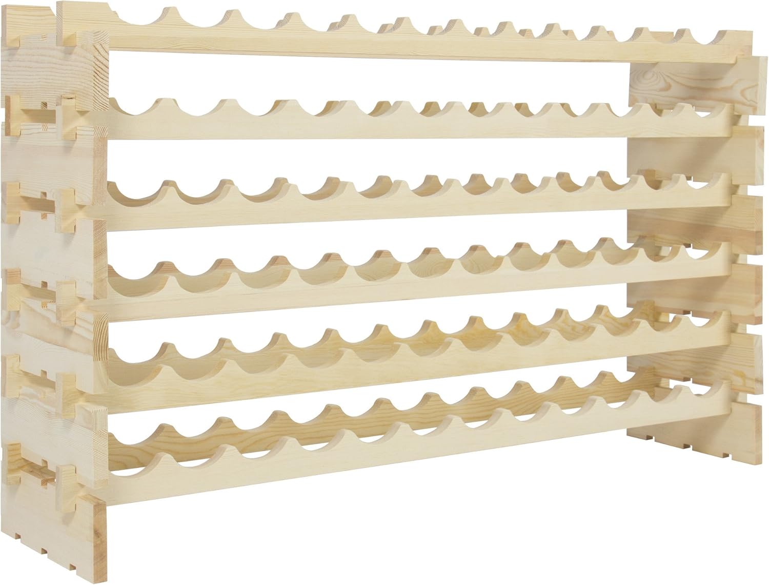 ElvaMunoz 6 Tier Wine Rack for 72 Bottles