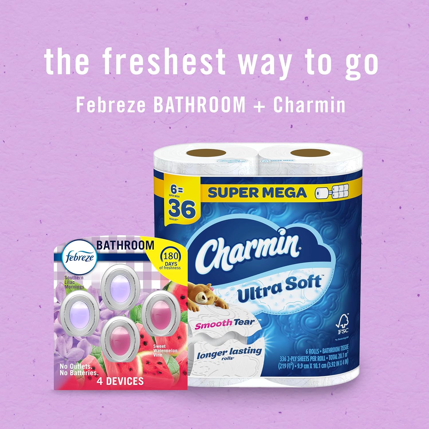 Febreze Bathroom Air Freshener 4 Count