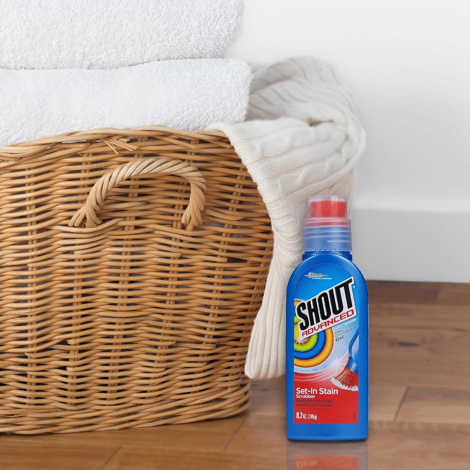 Shout Advanced Stain Remover Gel with Brush 87oz 1