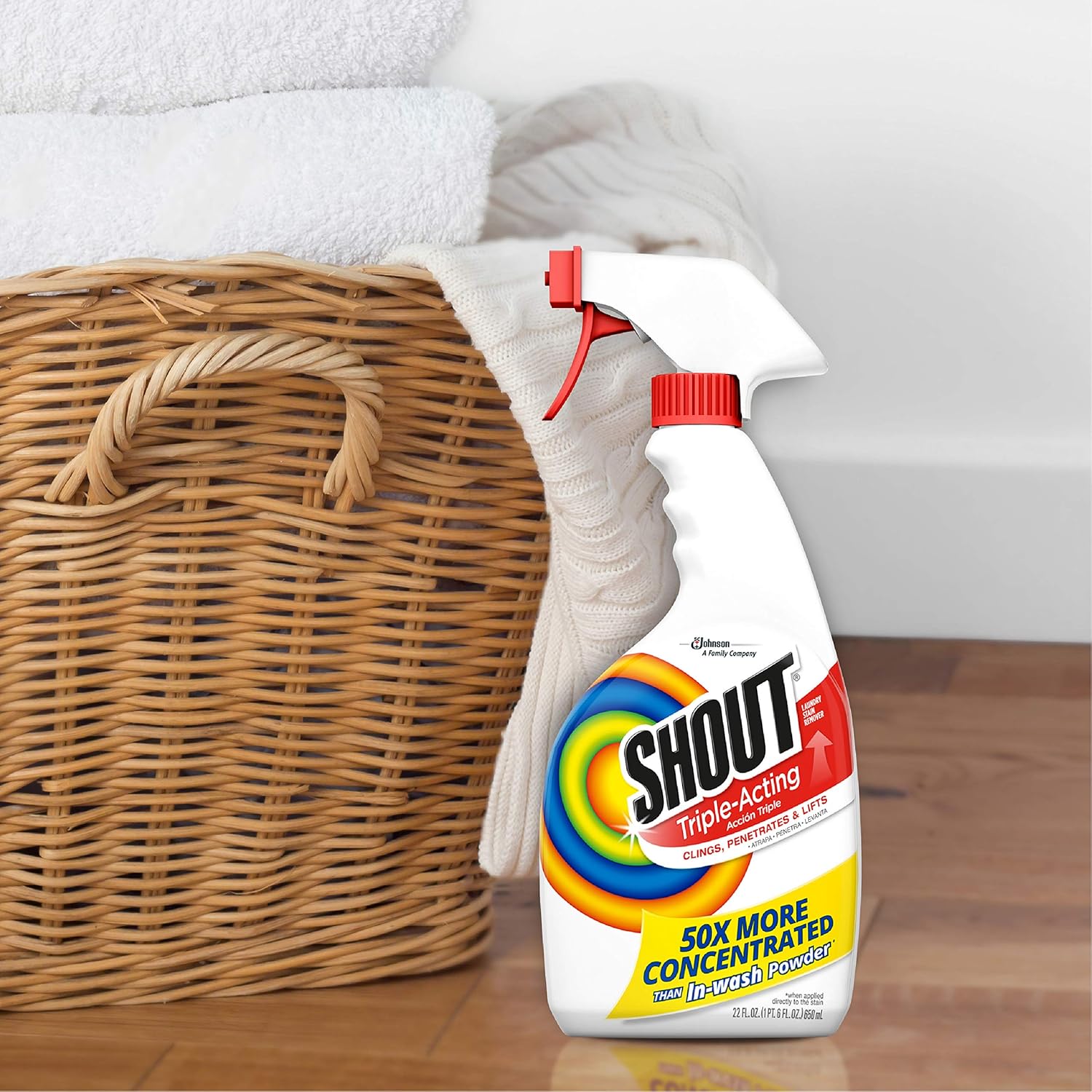Shout Active Enzyme Stain Remover Spray 22oz