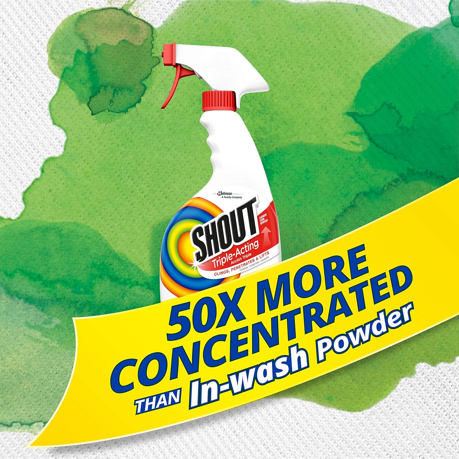 Shout Active Enzyme Stain Remover Spray 22oz
